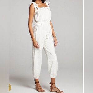 Saltwater LUXE White Eyelet jumper
